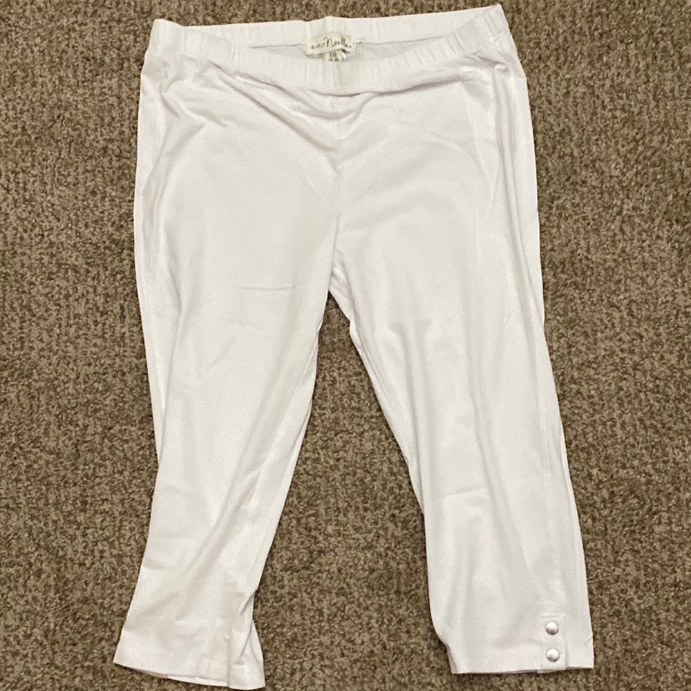 Simply noelle XXL 16-18 white capris